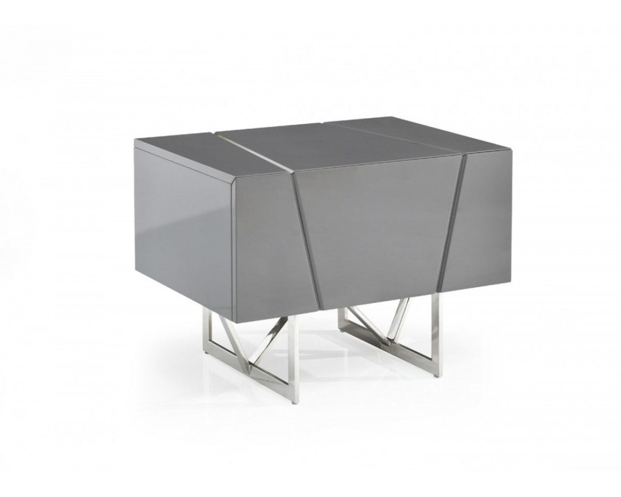 Jubilee - Ceremy Modern Nightstand in Gray