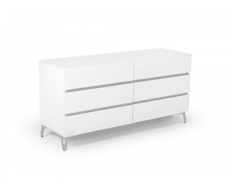 Jubilee - Astalina Modern Dresser and Mirror in White