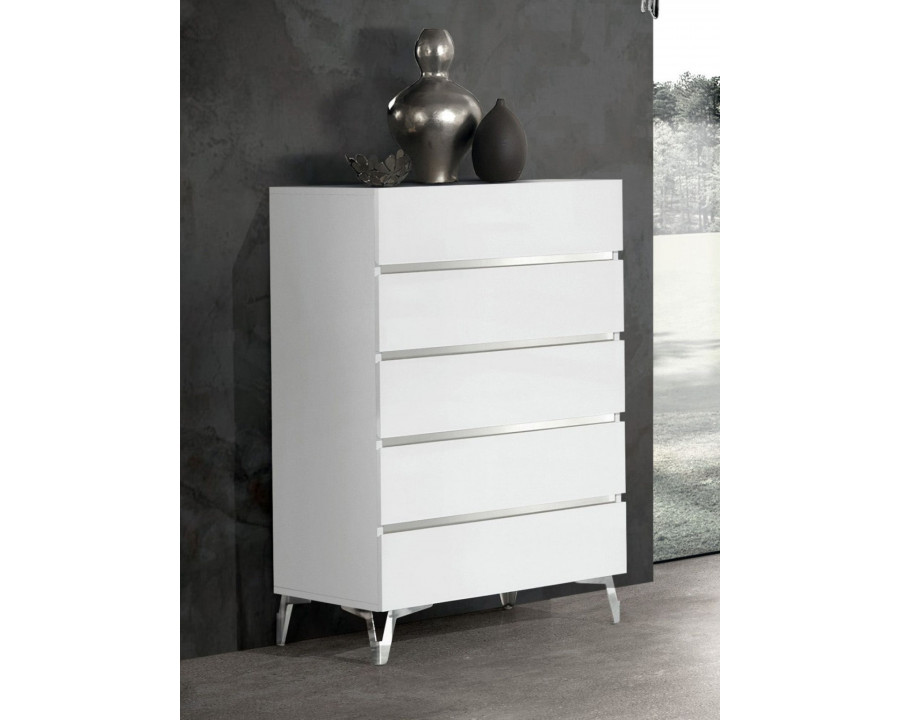 Jubilee - Astalina Modern Chest in White