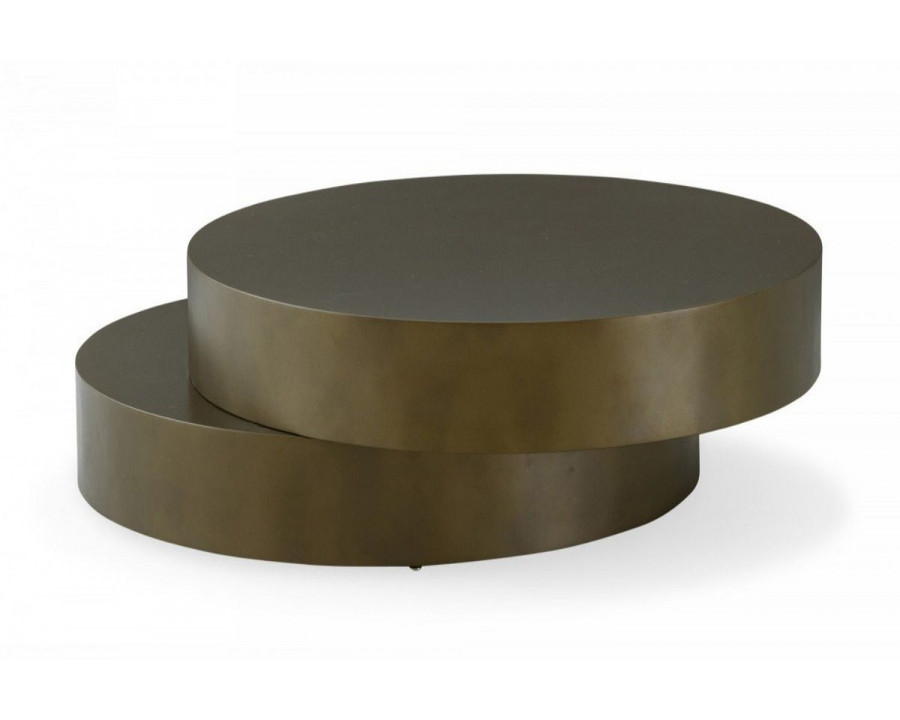 Jubilee - Grast Glam Coffee Table in Grast Glam/Brushed Bronze