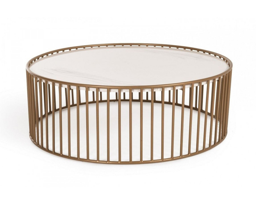 Jubilee - Erisa Round Coffee Table in Marble