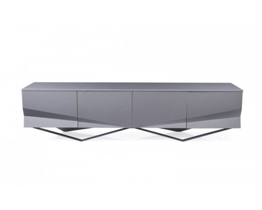 Jubilee - Modrest Suki Modern TV Stand in Gray Matte