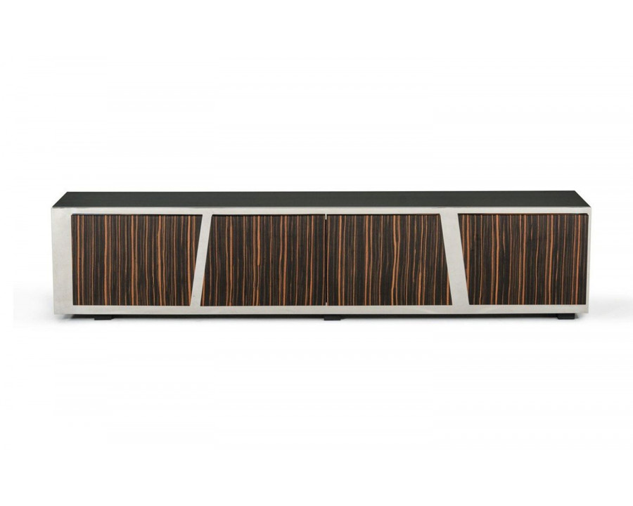 Jubilee - Modrest Shiro Modern TV Stand in Dark Coffee/Ebony