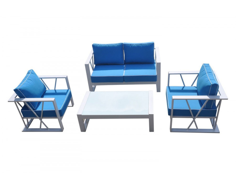 Jubilee - Ploto Outdoor Sofa Set in White