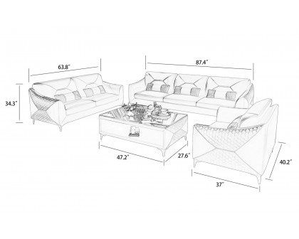 Jubilee - Bysic Sofa Set