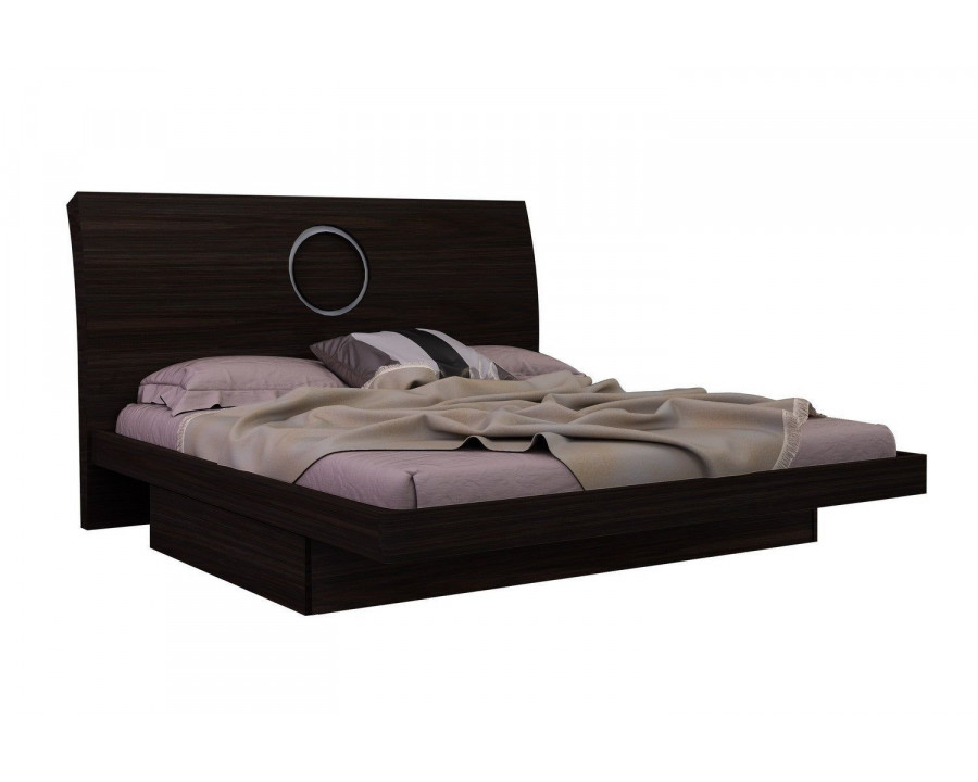 Jubilee Mason Modern California King Size Bed - Brown/Gray