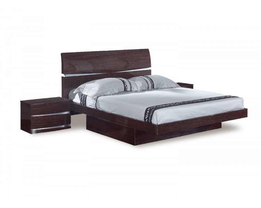 Jubilee Wade Modern California King Size Bed - Brown