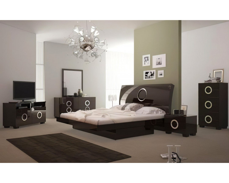 Jubilee Mason Modern Eastern King Size Eastern King Size Bedroom Set - Brown/Gray