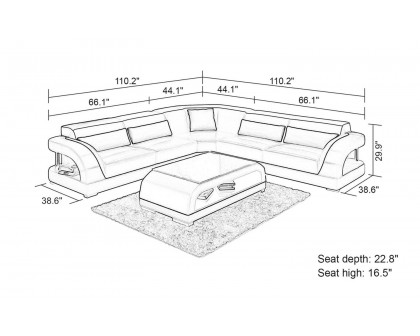 Jubilee - Monte Modern Sectional