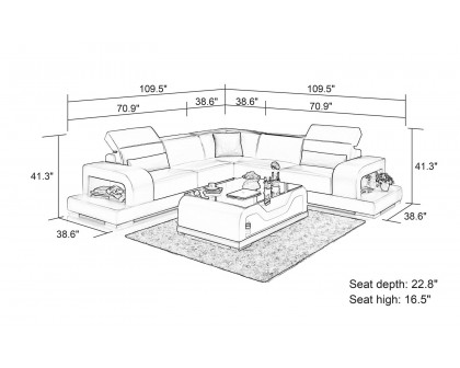 Jubilee - Gara Modern Sectional