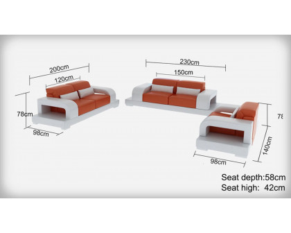 Jubilee - Gara Modern Sofa Set