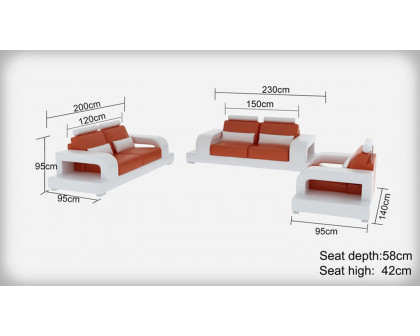 Jubilee - Tara Modern Sofa Set