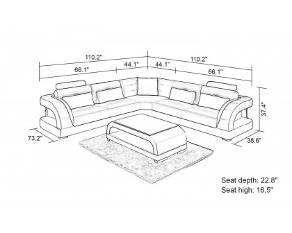 Jubilee - Lacus Modern Sectional