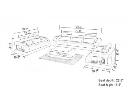 Jubilee - Lacus Modern Sofa Set