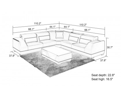 Jubilee - Amanda Modern Sectional