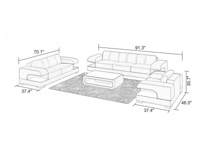 Jubilee - Elza Modern Sofa Set