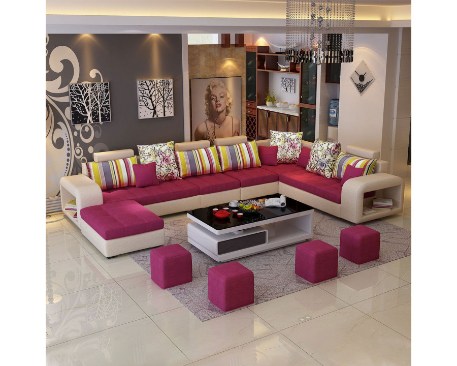 Jubilee - Selena Style E Modular Tufted Sectional