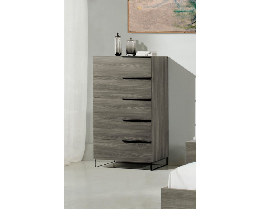 Jubilee - Entert Modern Chest in Gray Oak