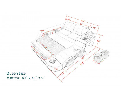 Jubilee - Hariana Tech Smart Ultimate Right Hand Facing Bed