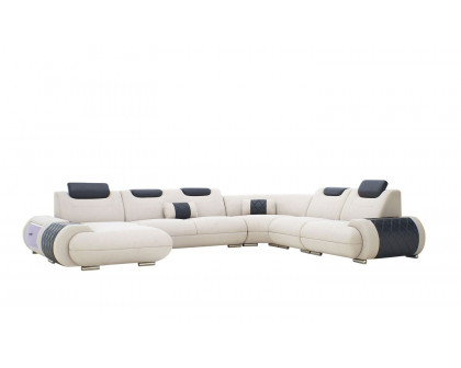 Jubilee - Melanee Modern Right Hand Facing Sectional with Adjustable Headrest