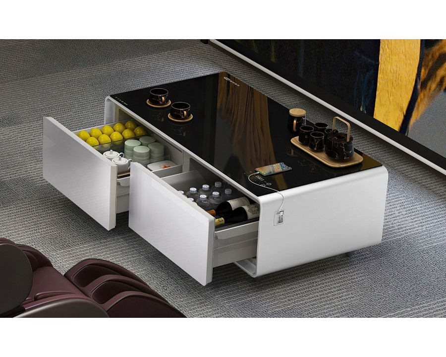 Jubilee Steinfield Tech Smart Coffee Table - White