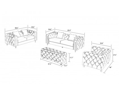 Jubilee - Mayulay Tufted Sofa Set