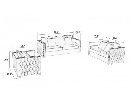 Jubilee - Wayhnit Tufted Sofa Set