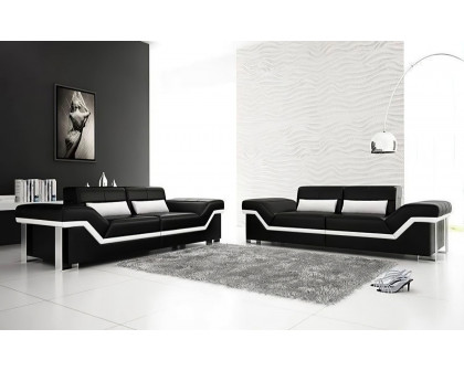 Jubilee - Sylmar Modern Sofa Set with Adjustable Headrest