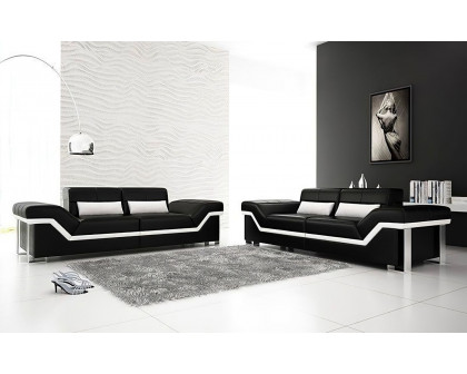 Jubilee - Sylmar Modern Sofa Set with Adjustable Headrest