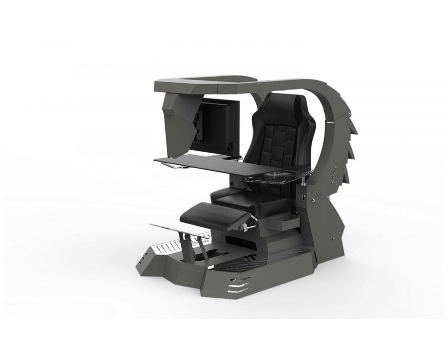 Jubilee Talon Space All In One Working and Gaming Station - Gray