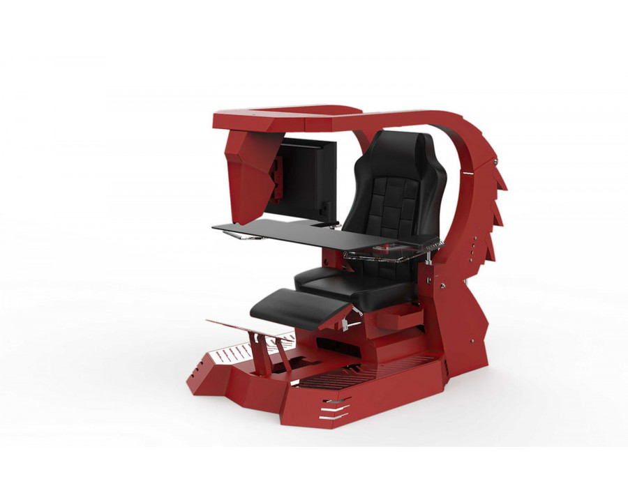 Jubilee Talon Space All In One Working and Gaming Station - Red