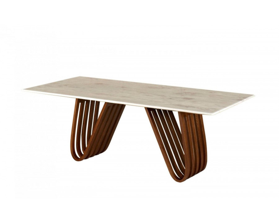 Jubilee - Danlux Dining Table in Marble/Walnut