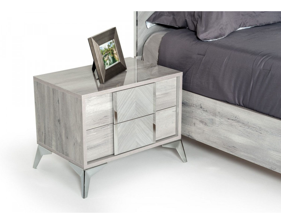 Jubilee - Louisa Modern Nightstand in Gray