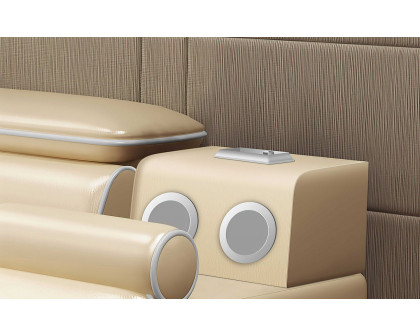 Jubilee - Aria Modern Multifunctional Smart Right Hand Facing Bed with Bluetooth Speakers