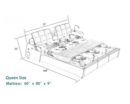 Jubilee - Campbell Tech Smart Modern Bed