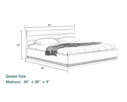 Jubilee - Ramirez Modern Bed with Leds