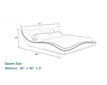 Jubilee - Dax Modern Curved Bed