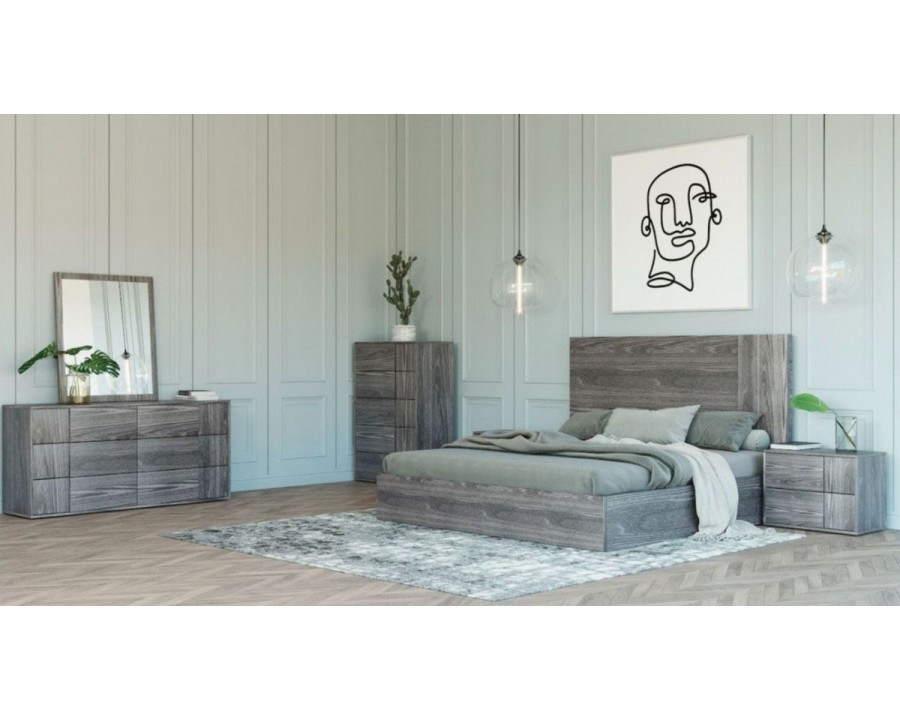 Jubilee - Misty Domus Asus Bedroom Set in Gray