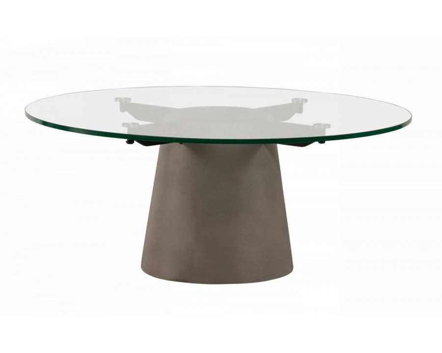 Jubilee - Orbetello Coffee Table in Concrete/Glass