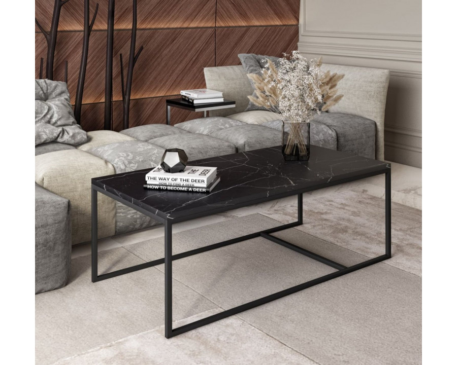 Jubilee - Bocale Coffee Table in Black Marble