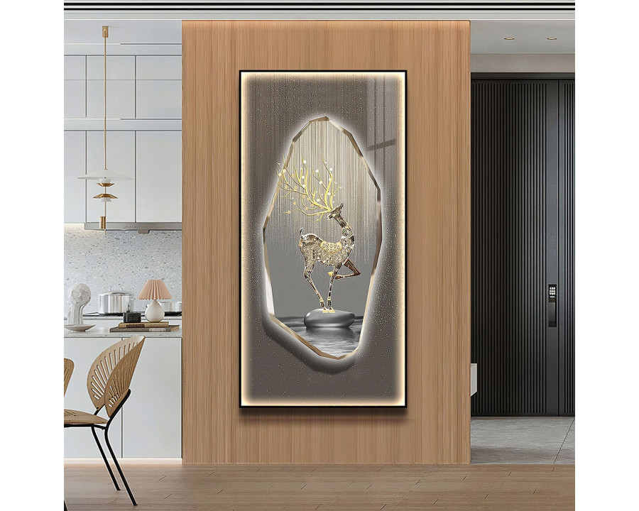 Jubilee - Wall Art of Tranquil Lake Crystal Deer