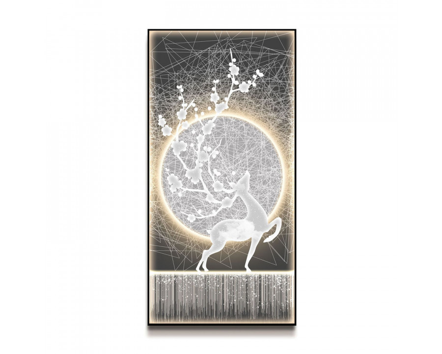 Jubilee - Wall Art of Moonlight Dancing Deer I