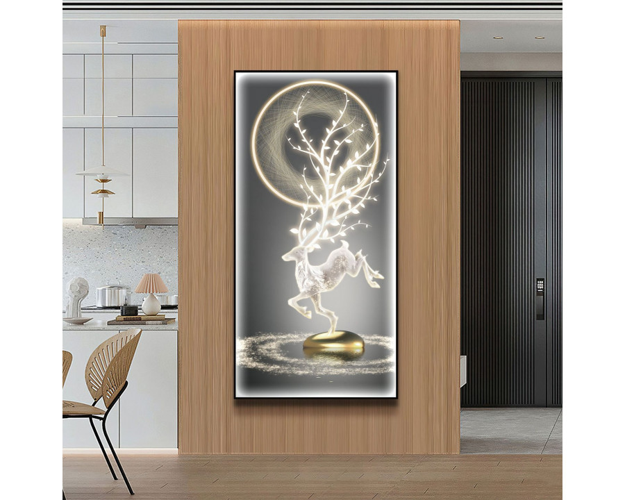 Jubilee - Wall Art of Moonlight Dancing Deer II