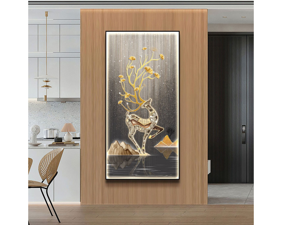 Jubilee - Wall Art of Tranquil Lake Deer I