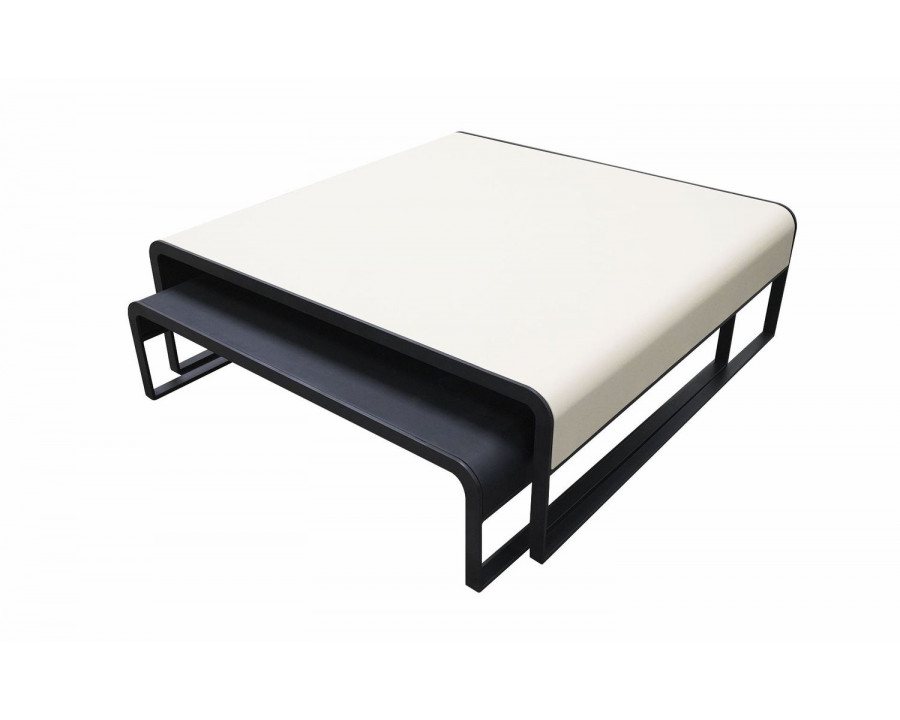 Jubilee - Brett Coffee Table in Cream/Black