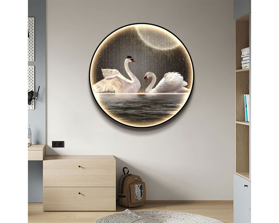 Jubilee - Wall Art of Swan Tranquil Lake