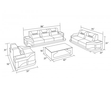 Jubilee - Tate Modern Sofa Set