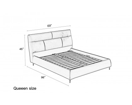 Jubilee - Zephyr Modern Platform Bed