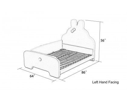 Jubilee - Mila Rabbit-Shape Teen Right Hand Facing Bed