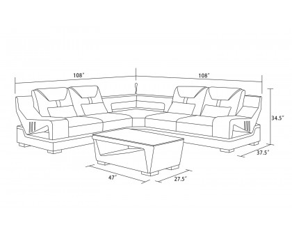 Jubilee - Odyssey Modern Corner Sectional